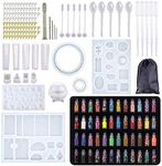 184Pcs Resin Jewelry Making Starter