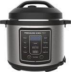 Drew&Cole Pressure King Pro 14-in-1 Digital Electric Pressure Cooker 5.7L Capacity – Improved Design - Enhanced Non-Stick Coating – Oven & Dishwasher Safe - Great for Easy Family Meals - Charcoal Grey