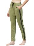 BLINKIN Women's Cotton Casual Style Pajama | Night Pants For Women With Side Pockets, Green, X Large