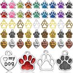 152 Pcs 4 Styles Dog Paw Print Char