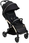 Chicco Goody XPlus Stroller for Birth to 4 Years (22kg) Easy Compact Design Suspended Wheels Fully Reclinable with Canopy for All Weather 5pt Safety Harness Black