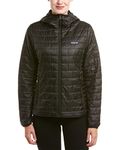 Patagonia Women Nano Puff Hoody Hiking/Climbing Jacket - Black, Medium