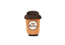 P.L.A.Y. Cute Plush Dog Toys - Coffee Shop Food Themed Durable Squeaker Chew Toy, Great for Puppies & Small, Medium, Large Dog Breeds - Machine Washable, Recycled Materials (Pup Cup Cafe Doggo's Java)