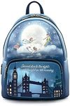 Peter Pan Second Star Glow Mini Backpack, Multi, One Size,