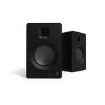 Kanto TUK Powered Bookshelf Speakers with Bluetooth® 4.2 with Qualcomm® aptX™, Phono Pre-Amp (Matte Black)