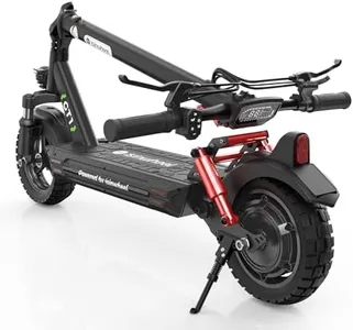 isinwheel Electric Scooter for Adults, 1000/800W Motor Up to 28 MPH, 37/28 Miles Range, APP Control, NFC Lock, 11/10" Off-Road Tires, Foldable Commuting E Scooter with Dual Suspension