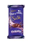 Cadbury Dairy Milk Silk Bubbly Chocolate Bar, 120g