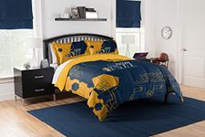 Northwest NBA Utah Jazz Comforter and Sham Set, Full/Queen (86" x 86"), Hexagon