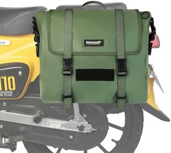 Rhinowalk Motorcycle Saddlebags 15L Waterproof Luggage Bags Quick Release Motorcycle Side Bags Fits Most Adventure and Sports Bike Motorcycle Racks (1 Pack)