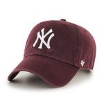 '47 Brand MLB New York Yankees Clean Up Cap - Maroon