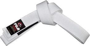 Fuji Original Brazilian Jiu Jitsu Belt for Adults - BJJ Rank Martial Arts Cotton Belt (White, A5)