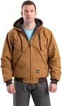 Berne Men's Heritage Hooded Jacket, X-Large Regular, Brown Duck