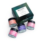Bella Vita Organic Soy Wax Aroma Candles Set Of 4 Scented Aromatic Fragrance Vanilla, Cinnamon, Lavender & Rose For Gifting Home, 60 Gms Each,Up To 15 Hours Burn Time