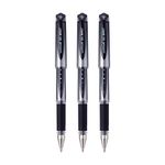 UNI-BALL Signo Gel Impact UM153S 1.0mm Gel Pen | Black Ink, Pack of 3