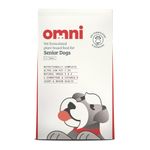 OMNI Vet Formulated Senior Dry Dog Food 6kg | Protein Rich Natural Ingredients Biscuits | Plant Powered Kibble Backed by Vets | Supported By Science, Planet Friendly and Made in UK