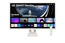 LG 32SR50F-W 32 inch Full HD (1920 x 1080) IPS Smart Monitor with webOS, ThinQ Home Dashboard, AirPlay 2, Screen Share, Bluetooth, 2xHDMI, 2xUSB, Remote Control, White