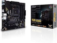 ASUS TUF Gaming B450M-PRO S AMD AM4 (3rd Gen Ryzen™) Micro ATX Gaming Motherboard (8+2 Power Stages, 2.5Gb LAN, BIOS Flashback, AI Noise-Canceling Mic, USB 3.2 Gen 2 Type-A and Type-C, Aura Sync RGB)