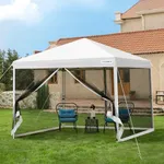 VIVOHOME 10x10ft Easy Pop-Up Canopy