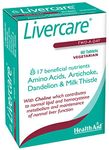 HealthAid Livercare (Cleanse and Detox) Vegetarian Tablets, Yellow, Turmeric, 60 Count