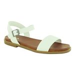 MIA Women's, Karina Sandal, White, 8 UK