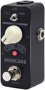 SONICAKE Looper Guitar Effects Pedal Sonic Dub Looper Storable Loop Station Recording Looping Guitar Bass Effects Pedal