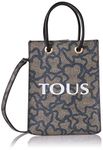 TOUS Women's Bolso Mini Bag K ICON, Black/White