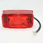 BLYGO 12V Rear Tail Brake Light 150cc 250cc Farm Bull Quad Dirt Bike ATV 4 Wheelers