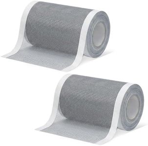 Strong Adhesive Screen Repair Tape, Window Screen Repair Kit, Fiberglass Mesh Screen Repair Kit for Window and Door, Self-Adhesive Patch for RV, Tent, Pool, Patio, Porch Netting (2 PCS, 5 IN*35 FT)