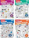 Highlights Hidden Pictures 2026 Activity Books for Kids Ages 6 and Up, 4 Puzzle Books Packed with Hidden Object Fun, Coloring Pages, and Seek and Find Fun