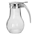 New Star Foodservice 22490 Syrup Dispenser with Chrome Plated Zinc Alloy Top, 14-Ounce, Set of 12