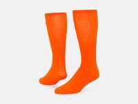 Red Lion Florescent Patriot Athletic Sock (Neon Orange - Large)