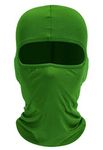 UK-UNIQUE Balaclava Face Mask - Breathable Lightweight Ski Motorcycle Helmet Racing Cycling Multi-Purpose Balaclavas - Unisex Men Women Kids Boys Girls (Army Green)