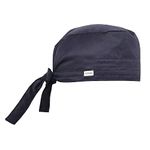 Associated Uniforms Premium Chef Cap Unisex with Sweat Band (Navy Blue)