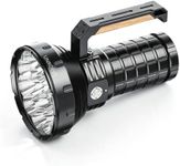 W322 Brightest Flashlight 58000 Lumens,Super Bright Flashlight with 16 pcs Cree XHP50.3 LEDs,High Powered Flash Light Long Beam 1715 Meters,Most Powerful Light for Caving,Search,Rescue and Hunting.