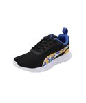 Puma Unisex-Kid Kynder JR Black-Strong Blue-Tangerine Running Shoe - 4 UK (39461201)