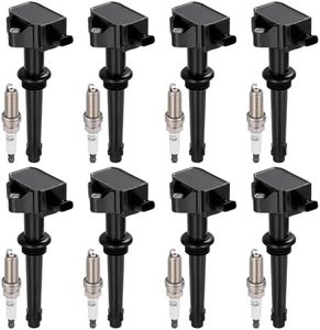 SYKRSS 8-Pack UF618 Ignition Coils & 94940 Spark Plugs Kit Compatible with Land Rover 2010-2012, LR4 2010-2013, Compatible with Range Rover Sport 2010-2013 & XF, XJ, XK, XFR, XKR, XKR-S 5.0L V8