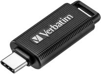 Verbatim Store 'n' Go USB-C Stick Compact Memory Stick with 32GB Data Storage Portable USB Stick in Black Ideal for Mobile Phone, Laptop, PC and Notebook