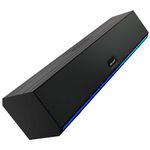 eller santé® 24w Wireless Bluetooth Soundbar Speaker with 2000mAh Battery Immersive Sound RGB LED Lights, TWS Connectivity, Aux, USB Playback, TF Card for Phone/TV/Laptop/Tablets- Black