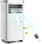 DORTALA Portable Air Conditioners 8000 BTU, AC Cooling Unit with Fan & Dehumidifier, Remote Control, 24H Timer, Window Kit, Standing AC for Bedroom, Dorm, Cools Up to 230 sq.ft