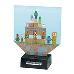 Paladone Minecraft Build a Level Light, Customizable Desk Lamp with Over 140 Stickers, Multicoloured, PP9299MCF