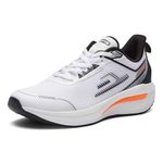 Campus Men's STRUT Running Shoes WHT/BLK - 9UK/India