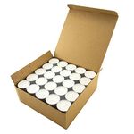 EYUVAA LABEL Wax Unscented Eyuvaa 4 Hrs Burning Tealights Candles For Decoration, Birthday, Home, Spa, Office, Diwali Candle For Decoration (White) (200)