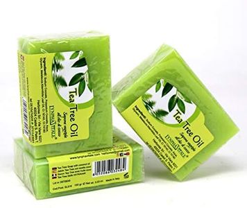 3 Savons Tea Tree Oil à base d'huile essentielle - peaux grasses et impures - 3 x 100 gr - 100% Naturel