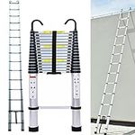 20 FT Aluminum Telescoping Ladder w