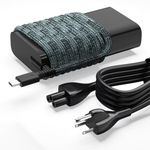 65W USB C Charger for Dell - Fit for Dell Latitude 5420 5520 5540 5440 5430 5285 7420 7430 7410 7400 7320 7370 XPS 13 9350 9360 9550 Chromebook 3100 3400,Type C Adapter with Premium Braided Nylon Cord