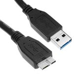 USB 3.0 Cable for Transcend StoreJet 25D3 Portable Hard Drive - Length: 0.5m by Dragon Trading®