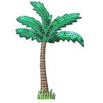 Palm Tree Iron On Applique Patch, S