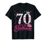 70 It's My Birthday 1953 70Th Birthday Gift Tee For Womens T-Shirt