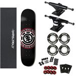 Element Skateboard Complete Seal Black 7.75" with 83A Soft Wheels