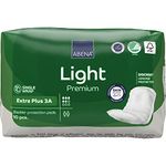 ABENA Light Incontinence Pads, Eco-Labelled Women's Incontinence Pads for Adults, Breathable and Comfortable with Fast Absorption and Protection, Incontinence Pads for Women-Extra Plus 3A,10 PK,White